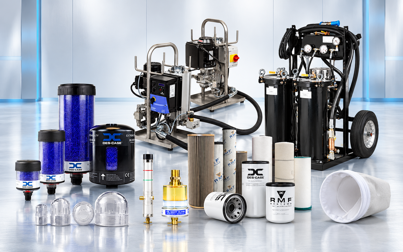 Venteos, filtradoras, filtros y visores de aceite Des-Case